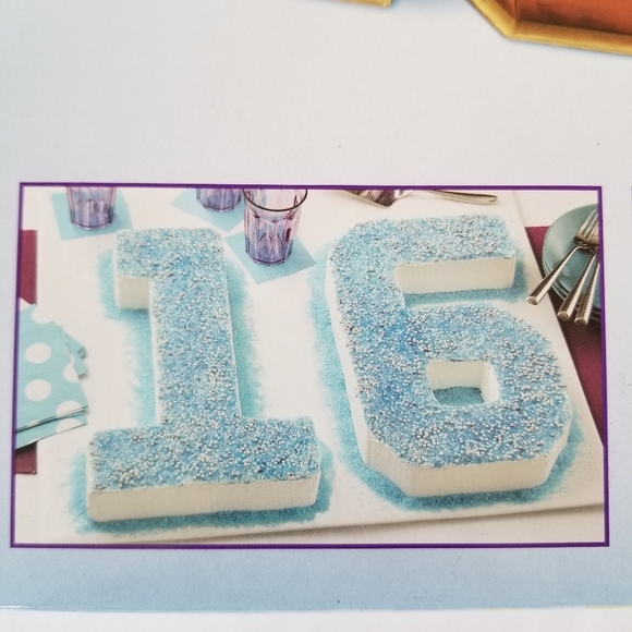 Cake Pan Set Numbers, Letters & Simbols - Picture 3 of 13